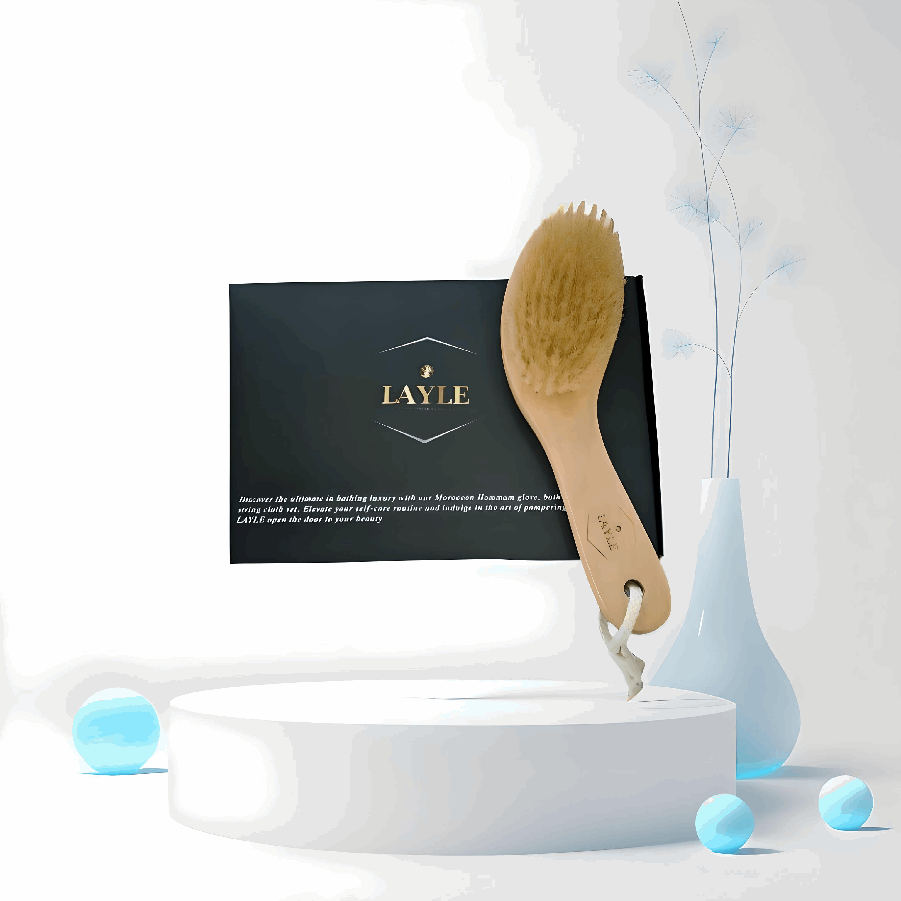 Moroccan Bath Glove & Loofah Set