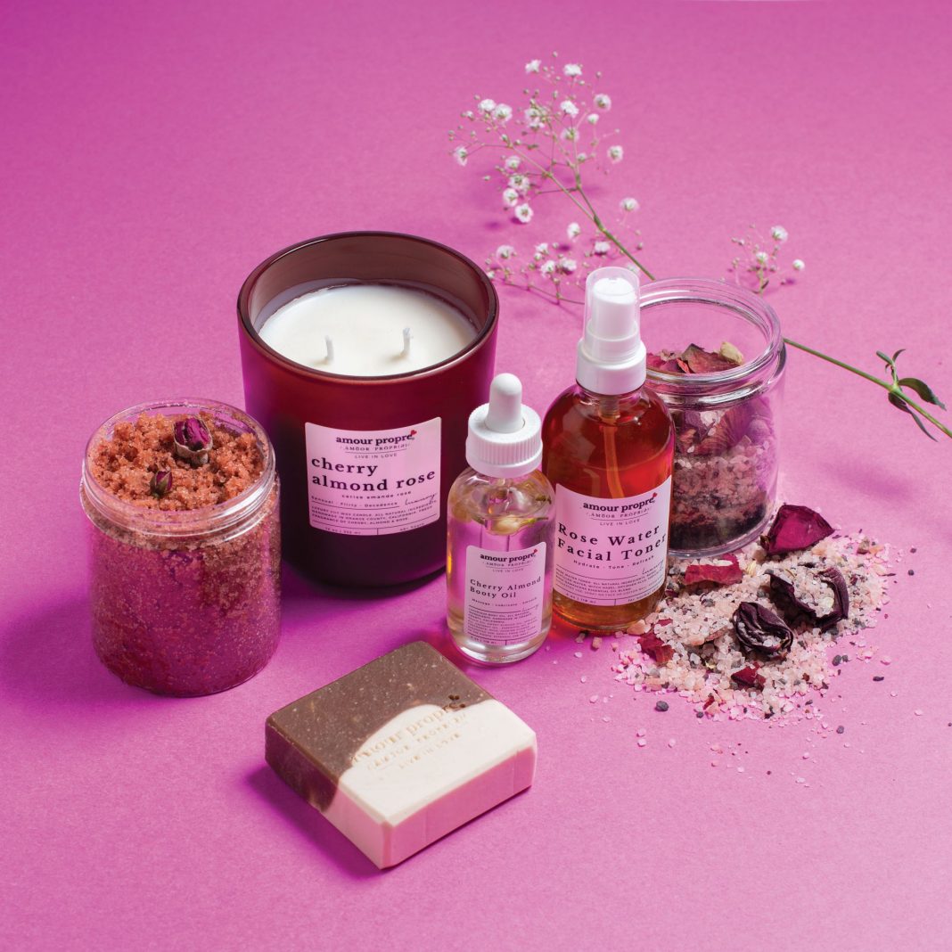 Cherry Almond Spa Gift Box Sets
